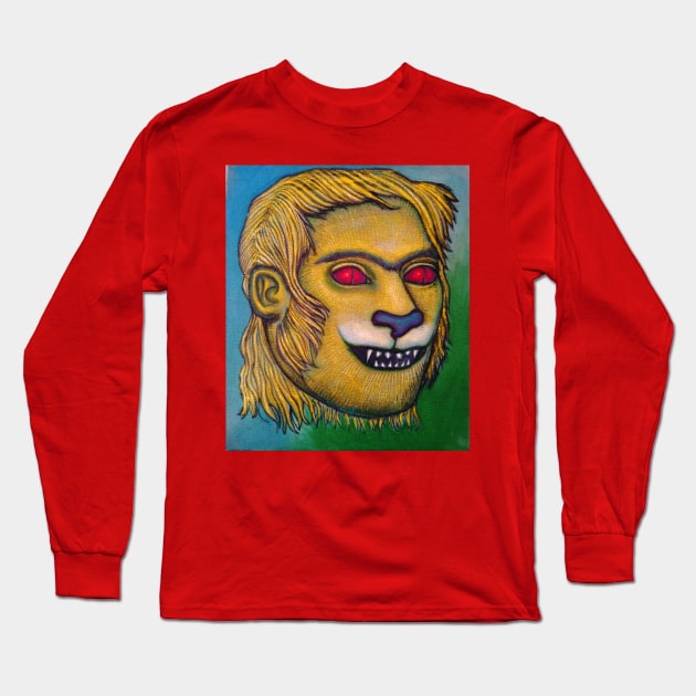 Catman Long Sleeve T-Shirt by Majenye